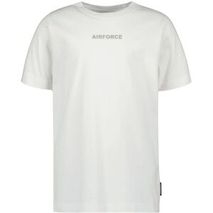 Airforce Wording/Logo Casual T-shirt Jongens 176 Wit 176 unisex Airforce Wording/Logo Casual T-shirt Jongens 176 Wit 176 unisex