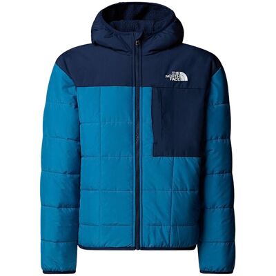 The North Face Reversible Shasta F/Z Casual winterjas jongens 152 Blauw dessin 152 unisex The North Face Reversible Shasta F/Z Casual winterjas jongens 152 Blauw dessin 152 unisex