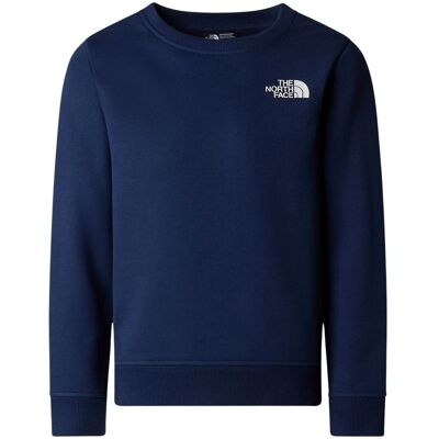 The North Face Redbox Regular Crew Casual sweater jongens 140 Donkerblauw 140 unisex The North Face Redbox Regular Crew Casual sweater jongens 140 Donkerblauw 140 unisex