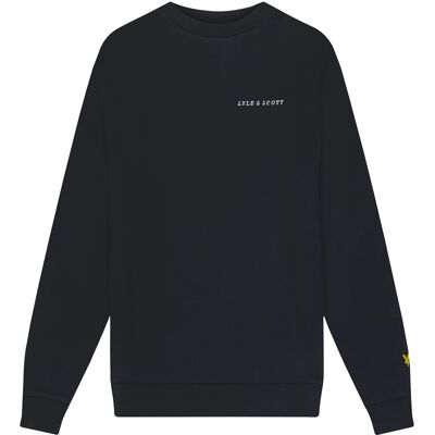 Lyle and Scott Script Crew Neck Casual sweater jongens 134-140 Donkerblauw 134-140 unisex Lyle and Scott Script Crew Neck Casual sweater jongens 134-140 Donkerblauw 134-140 unisex