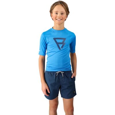 Brunotti Waveguardy Rashguard UV-shirt jongens 152 Blauw 152 unisex Brunotti Waveguardy Rashguard UV-shirt jongens 152 Blauw 152 unisex