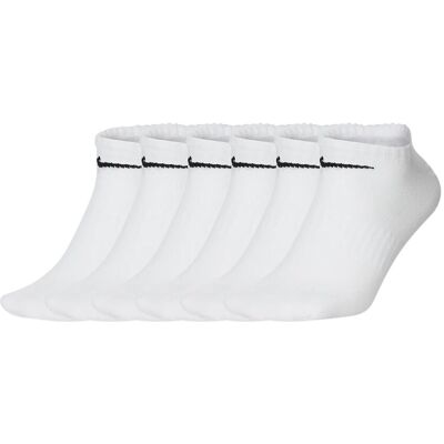 Nike Everyday Lightweight 6-pack Sportsokken 38-42 Wit 38-42 unisex Nike Everyday Lightweight 6-pack Sportsokken 38-42 Wit 38-42 unisex