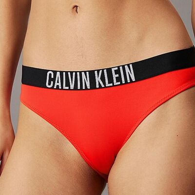 Calvin Klein Bikini Slip dames L/40 Rood Large unisex Calvin Klein Bikini Slip dames L/40 Rood Large unisex