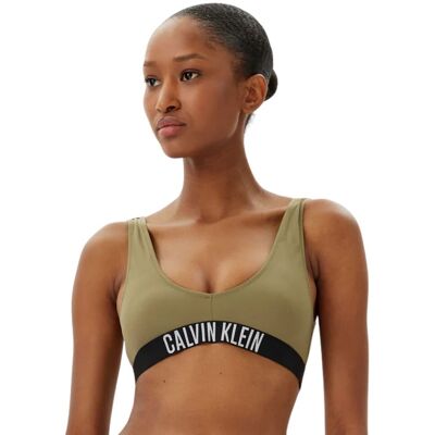 Calvin Klein Bralette-RP Bikini Top dames M/38 Groen Medium unisex Calvin Klein Bralette-RP Bikini Top dames M/38 Groen Medium unisex