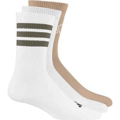Adidas Logo 3-Pack Sokken 43 - 45 Wit 43 - 45 unisex Adidas Logo 3-Pack Sokken 43 - 45 Wit 43 - 45 unisex
