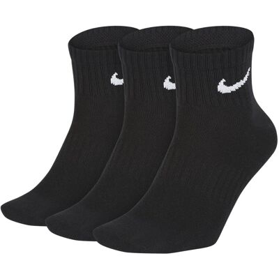 Nike Everyday Lightweight 3-pack Sportsokken 38-42 Zwart 38-42 unisex Nike Everyday Lightweight 3-pack Sportsokken 38-42 Zwart 38-42 unisex