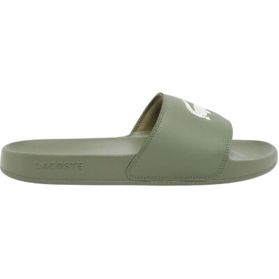 Lacoste Serve Slide 1.0 Badslippers JR+SR 42 Donkergroen 42 unisex Lacoste Serve Slide 1.0 Badslippers JR+SR 42 Donkergroen 42 unisex
