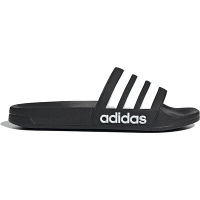 Adidas Adilette Shower + 3 strepen Badslippers JR+SR 39 Zwart 39 unisex Adidas Adilette Shower + 3 strepen Badslippers JR+SR 39 Zwart 39 unisex