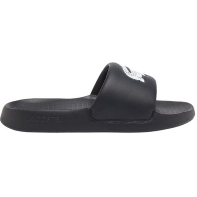 Lacoste Serve Slide 1.0 Badslippers JR+SR 46 Zwart 46 unisex Lacoste Serve Slide 1.0 Badslippers JR+SR 46 Zwart 46 unisex