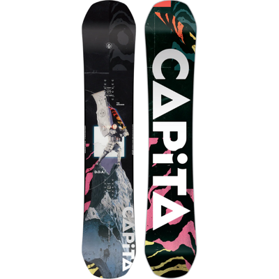 Capita D.O.A. All-mountain snowboard 162 Zwart dessin 162 unisex Capita D.O.A. All-mountain snowboard 162 Zwart dessin 162 unisex