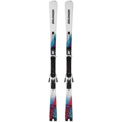 Salomon ADDIKT + M12 GW F80 Piste Ski`s 163 cm Wit 163 cm unisex Salomon ADDIKT + M12 GW F80 Piste Ski`s 163 cm Wit 163 cm unisex