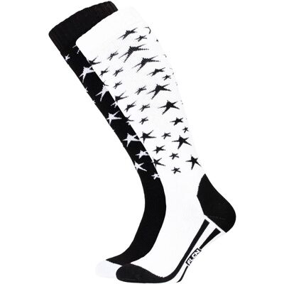 Falcon 2-Pack Ski- en boardsokken dames 35-38 Wit 35-38 unisex Falcon 2-Pack Ski- en boardsokken dames 35-38 Wit 35-38 unisex