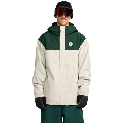 Volcom Buckthreeeighty Ski- en snowboardjas heren S Zand Small unisex Volcom Buckthreeeighty Ski- en snowboardjas heren S Zand Small unisex