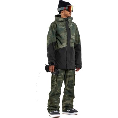 Volcom Insulated Ski- en snowboardjas heren M Zwart dessin Medium unisex Volcom Insulated Ski- en snowboardjas heren M Zwart dessin Medium unisex