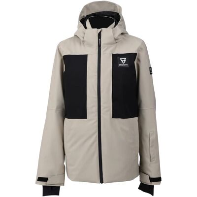 Brunotti Aratiny Ski- en snowboardjas jongens 128 Beige 128 unisex Brunotti Aratiny Ski- en snowboardjas jongens 128 Beige 128 unisex