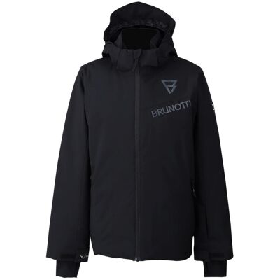Brunotti Navigaty Ski- en snowboardjas jongens 164 Zwart 164 unisex Brunotti Navigaty Ski- en snowboardjas jongens 164 Zwart 164 unisex