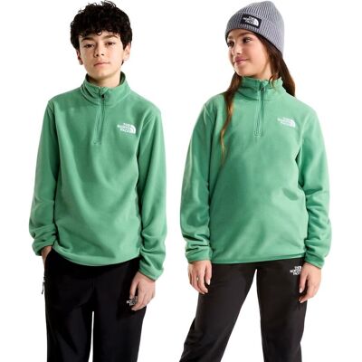 The North Face Glacier 1/4 Zip Pullover Skipully junior 164 Groen 164 unisex The North Face Glacier 1/4 Zip Pullover Skipully junior 164 Groen 164 unisex