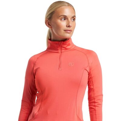 Tenson TXlite Half Zip Skipully dames L/40 Koraal Large unisex Tenson TXlite Half Zip Skipully dames L/40 Koraal Large unisex