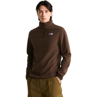 The North Face Glacier Fleece 1/4 Zip Skipully heren S Bruin Small unisex The North Face Glacier Fleece 1/4 Zip Skipully heren S Bruin Small unisex