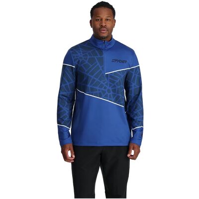 Spyder Vital 1/2 Zip Skipully heren 2XL Blauw dessin 2X-Large unisex Spyder Vital 1/2 Zip Skipully heren 2XL Blauw dessin 2X-Large unisex