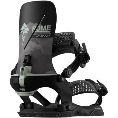 Rome Katana AW FASE X Stale Snowboardbindingen S Zwart Small unisex Rome Katana AW FASE X Stale Snowboardbindingen S Zwart Small unisex