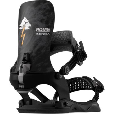 Rome Katana AW FASE Pro 26/27 Snowboardbindingen M/L Zwart Medium unisex Rome Katana AW FASE Pro 26/27 Snowboardbindingen M/L Zwart Medium unisex