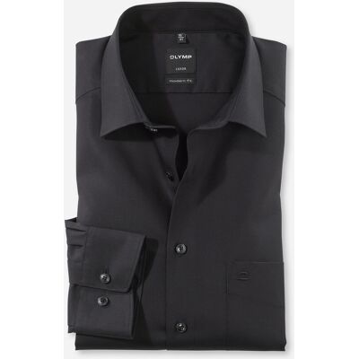 Olymp Overhemd Luxor Modern Fit Zwart 41 Olymp Overhemd Luxor Modern Fit Zwart 41