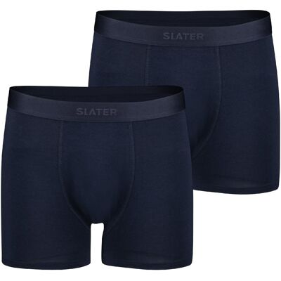Slater Boxershorts Bamboo 2-Pack Navy XL Slater Boxershorts Bamboo 2-Pack Navy XL