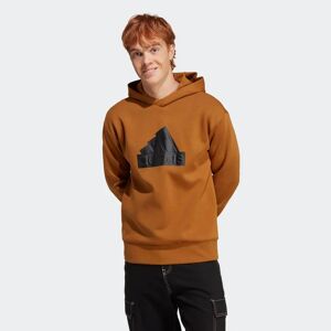 Adidas Future Icons Badge Of Sport - Heren Hoodies  - Brown - Size: Small