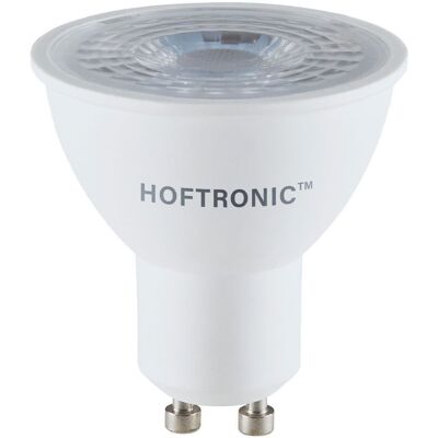 HOFTRONIC GU10 LED Spot - 4,5 Watt 345 lumen - 38° - 6500K Daglicht wit licht - LED reflector - Vervangt 50 Watt HOFTRONIC GU10 LED Spot - 4,5 Watt 345 lumen - 38° - 6500K Daglicht wit licht - LED reflector - Vervangt 50 Watt