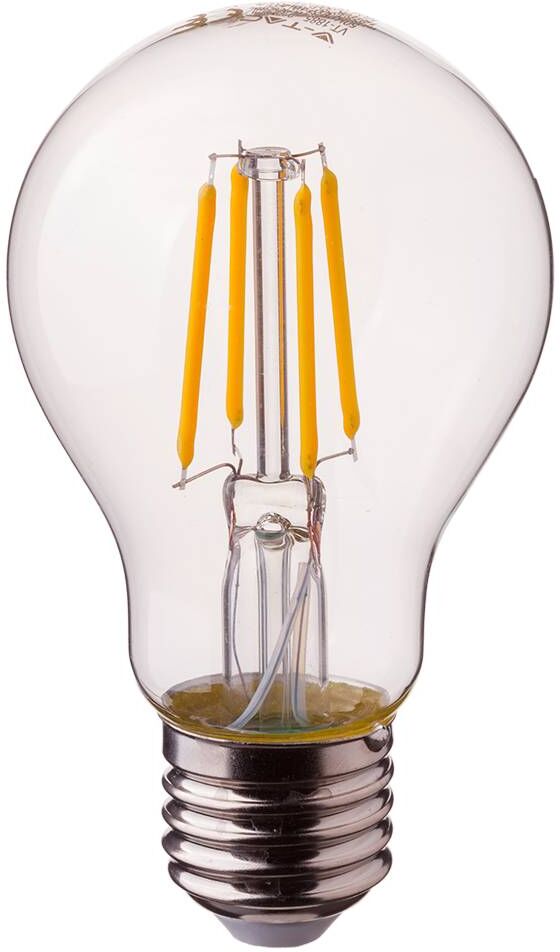 V-TAC LED Filament lamp E27 6 Watt 2700K Vervangt 60 Watt