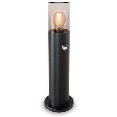 HOFTRONIC Blaze PIR LED Sokkellamp buiten zwart - 45 cm - Schemer- en bewegingssensor - Padverlichting - E27 - IP54 - Tuinlantaarn - Staande buitenlamp HOFTRONIC Blaze PIR LED Sokkellamp buiten zwart - 45 cm - Schemer- en bewegingssensor - Padverlichting - E27 - IP54 - Tuinlantaarn - Staande buitenlamp