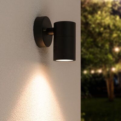 HOFTRONIC Mason LED Wandlamp - 4W 345lm - Dimbaar - 2700K - IP44 - Zwart HOFTRONIC Mason LED Wandlamp - 4W 345lm - Dimbaar - 2700K - IP44 - Zwart