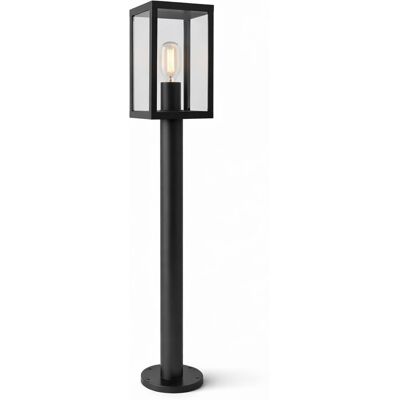 HOFTRONIC Casey LED Tuinlantaarn 100cm - Dimbaar - E27 Fitting - IP44 waterdicht - Zwart - LED Sokkellamp voor padverlichting - Staande buitenlamp HOFTRONIC Casey LED Tuinlantaarn 100cm - Dimbaar - E27 Fitting - IP44 waterdicht - Zwart - LED Sokkellamp voor padverlichting - Staande buitenlamp