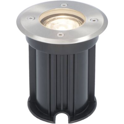 V-TAC LED Grondspot buiten - Dimbaar - GU10 - 4000K neutraal wit - 4 Watt 345 Lumen - Tuinspot - Oprit - RVS - IP64 Waterdicht V-TAC LED Grondspot buiten - Dimbaar - GU10 - 4000K neutraal wit - 4 Watt 345 Lumen - Tuinspot - Oprit - RVS - IP64 Waterdicht