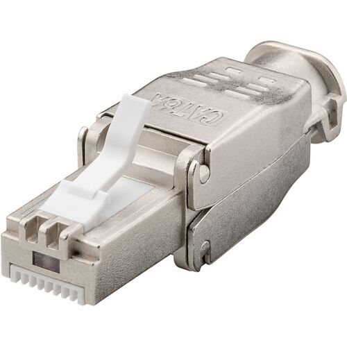 Goobay CAT6a RJ45 connector plug - STP - RJ45 - voor internetkabels - ethernet kabel - CAT kabel - gereedschapsloos