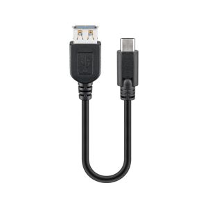 Goobay USB 3.2 GEN 1 (USB3.0) Aansluitkabel - USB-C naar USB-A - 5Gbit/s - USB adapter - OTG kabel