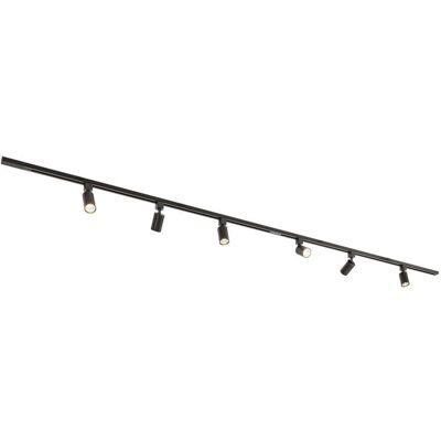 HOFTRONIC Taros Railverlichting Pakket - Recht - 2x 1,5 m rail - 6 railspots - Excl. Lichtbron - IP20 - Modulair - 230V HOFTRONIC Taros Railverlichting Pakket - Recht - 2x 1,5 m rail - 6 railspots - Excl. Lichtbron - IP20 - Modulair - 230V