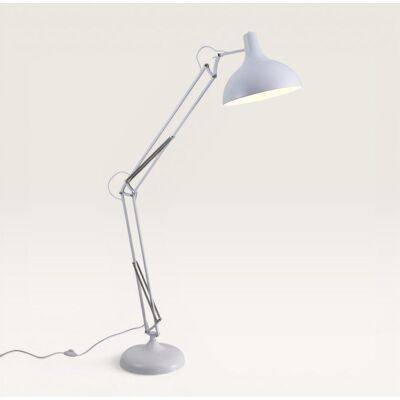 LUSENZ Dorsen - Staande lamp Wit Metaal 180 cm - Modern design - Woonkamer lamp - In hoogte verstelbaar - E27 fitting - Met voetschakelaar LUSENZ Dorsen - Staande lamp Wit Metaal 180 cm - Modern design - Woonkamer lamp - In hoogte verstelbaar - E27 fitting - Met voetschakelaar