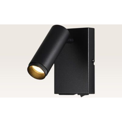LUSENZ Wandlamp Lendro nero - Bedlamp - Nachtkast Lamp - Leeslamp Bed - Mini GU10 (MR11) - Zwart - Cilindervormige spot - Minimalistisch design - Inclusief USB-A & USB-C Oplader - Aan/Uit Schakelaar LUSENZ Wandlamp Lendro nero - Bedlamp - Nachtkast Lamp - Leeslamp Bed - Mini GU10 (MR11) - Zwart - Cilindervormige spot - Minimalistisch design - Inclusief USB-A & USB-C Oplader - Aan/Uit Schakelaar