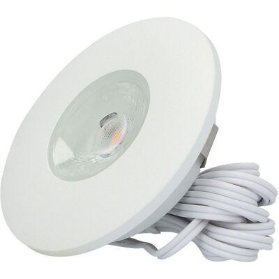 HOFTRONIC Pavo LED inbouwspot Plat (meubelspot) - 3W 300 Lumen - 2700K warm wit - Lage inbouwdiepte - Dimbaar - Rond - Voor binnen - Wit HOFTRONIC Pavo LED inbouwspot Plat (meubelspot) - 3W 300 Lumen - 2700K warm wit - Lage inbouwdiepte - Dimbaar - Rond - Voor binnen - Wit