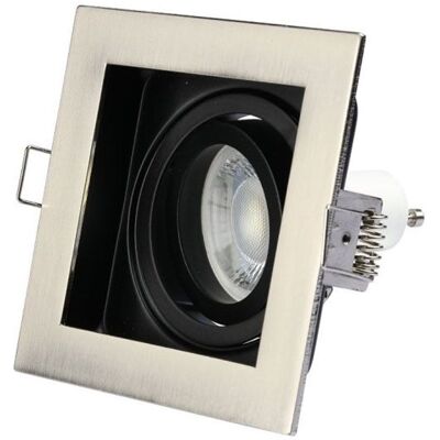 Aigostar Durham LED inbouwspot - GU10 - RVS - Vierkant Aigostar Durham LED inbouwspot - GU10 - RVS - Vierkant