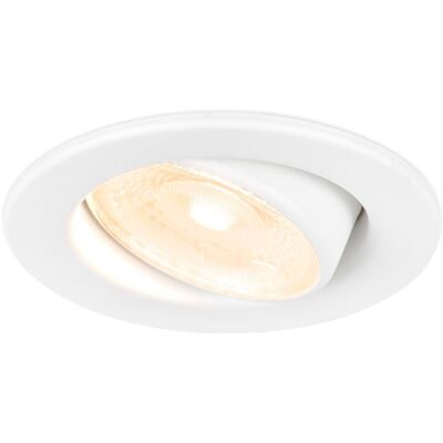HOFTRONIC Malta LED Inbouwspot - Wit - Waterdicht - Dimbaar - 5W - 2700K - Badkamer HOFTRONIC Malta LED Inbouwspot - Wit - Waterdicht - Dimbaar - 5W - 2700K - Badkamer