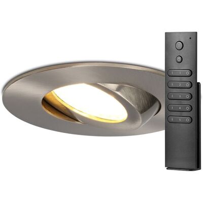 HOFTRONIC RVS LED Inbouwspots - 20 Stuks Dimbaar 8W IP65 2700K HOFTRONIC RVS LED Inbouwspots - 20 Stuks Dimbaar 8W IP65 2700K