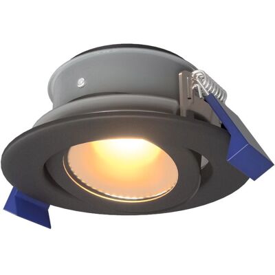 HOFTRONIC Lima LED inbouwspot - 4 Watt 345 lumen - 2700K Warm wit - GU10 - Dimbaar - Rond - Kantelbaar - IP65 Waterdicht - Zwart - Voor binnen, buiten en badkamer HOFTRONIC Lima LED inbouwspot - 4 Watt 345 lumen - 2700K Warm wit - GU10 - Dimbaar - Rond - Kantelbaar - IP65 Waterdicht - Zwart - Voor binnen, buiten en badkamer