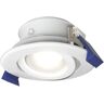 HOFTRONIC™ Lima LED inbouwspot - Kantelbaar - 6000K - Daglicht wit - IP65 waterdicht en stofdicht - Buiten - Badkamer - GU10 verwisselbare lichtbron - 5 Watt - Veiligheidsglas - Wit - 2 jaar garantie