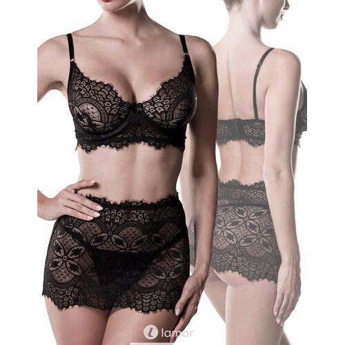 * GREY VELVET 3-delige Erotische lingerie set, GV21002