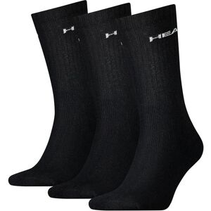 Head Crew Sock 3-pack Black-39-42 Head Crew Sock 3-pack Black-39-42