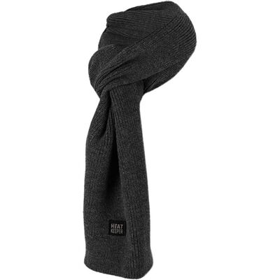 Heatkeeper Thermo Sjaal Heren Knitted Antraciet Heatkeeper Thermo Sjaal Heren Knitted Antraciet