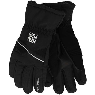 Heatkeeper Heren Pro Ski Handschoenen Zwart-S/M Heatkeeper Heren Pro Ski Handschoenen Zwart-S/M